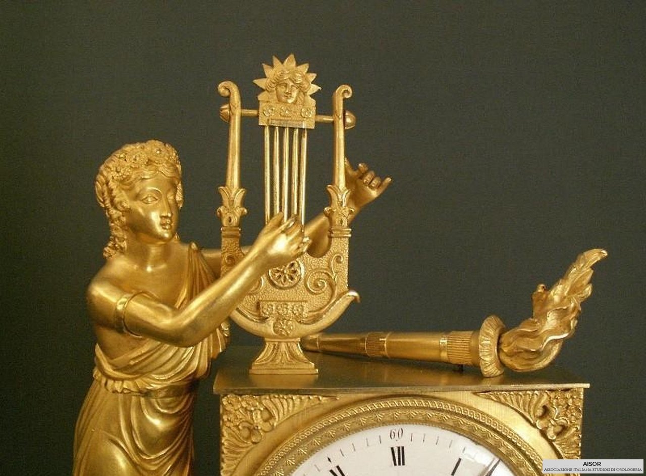 AISOR -  orologio parigina bronzo dorato mercurio - 06.JPG
