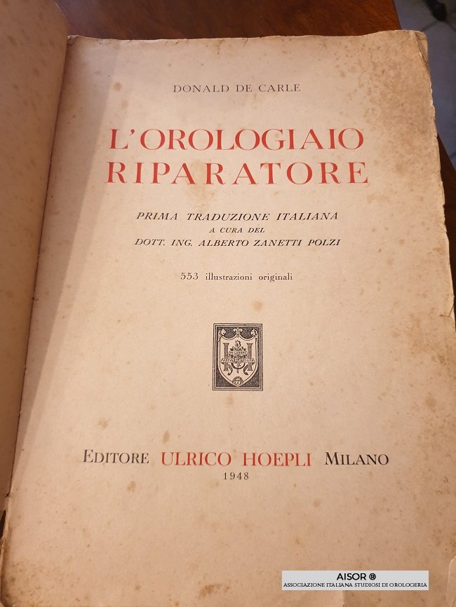 l'orologiaio riparatore prima edizione 1948.jpg