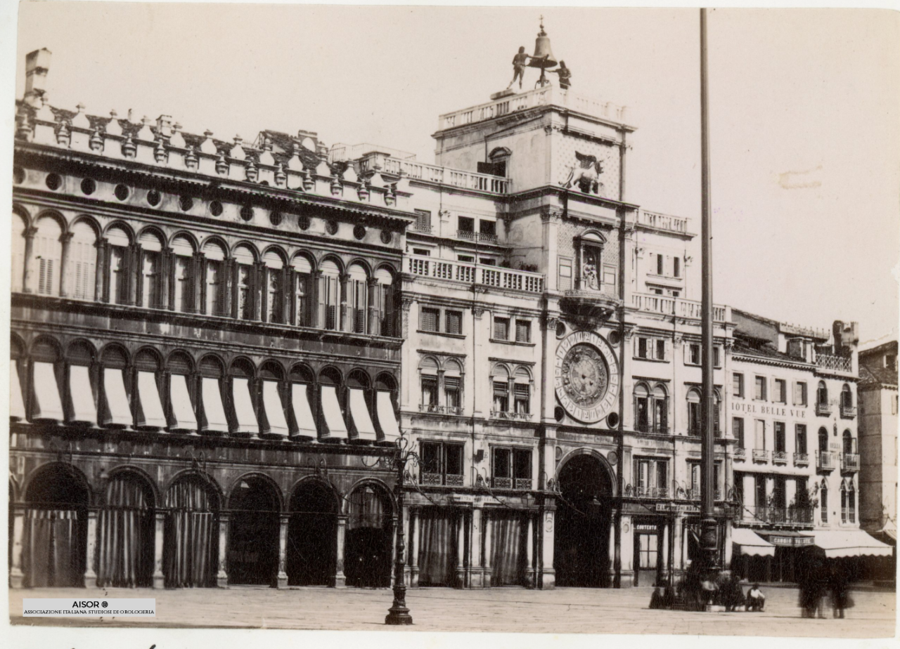 Italia VENEZIA - Orologio San Marco foto epoca - AISOR  1880.png