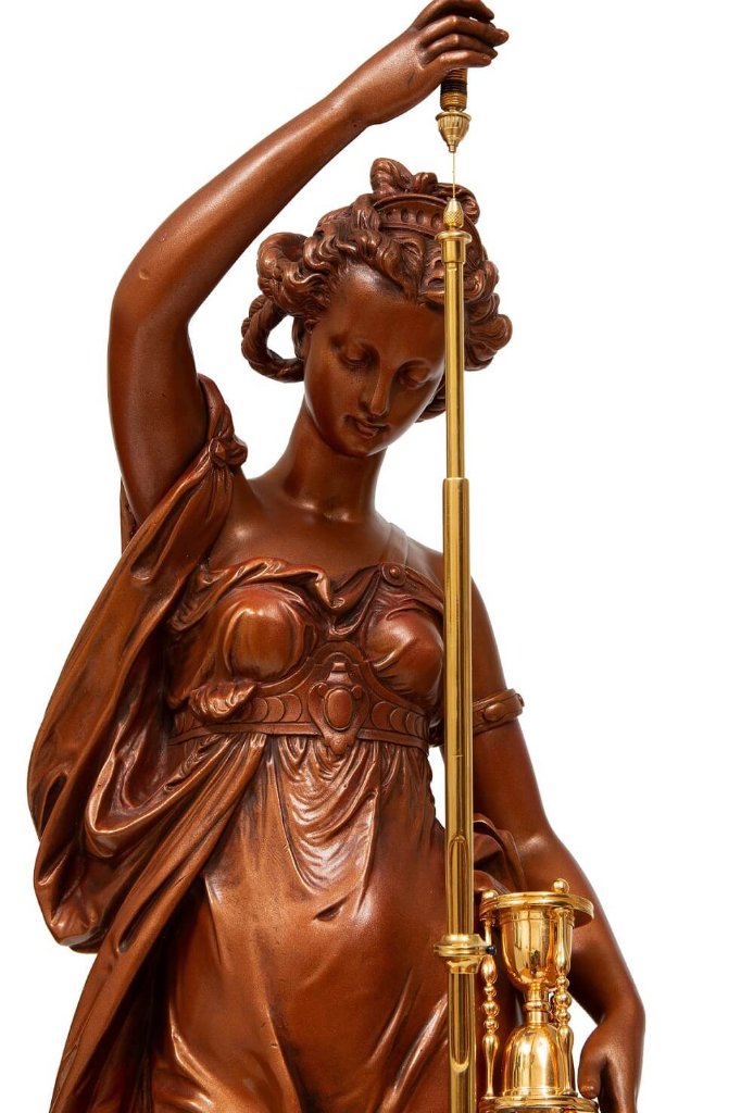 French-Napoleon-III-sculptural-bronze-conical-pendulum-antique-clock-Farcot-Laurent-mystery-striking-6.jpg
