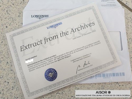 certificato estratto  archivio longines.jpg